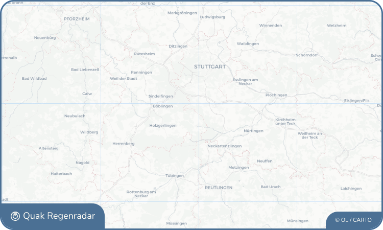 Quak Regenradar-Widget Steinenbronn