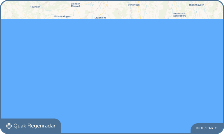 Quak Regenradar-Widget Steinhausen an der Rottum