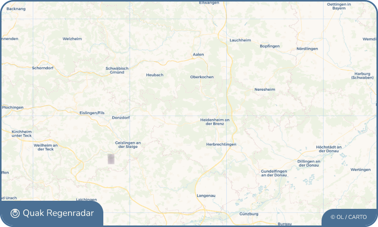 Regenradar-Widget für Steinheim am Albuch