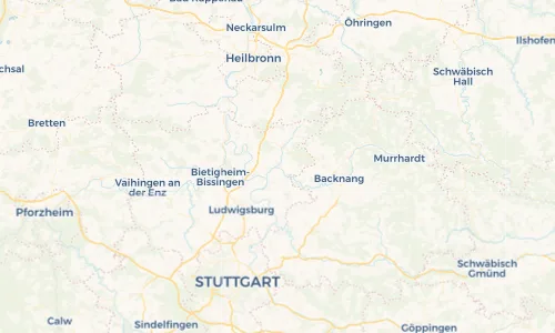 Regenradar Vorschaubild - Aktuelle Niederschläge in Steinheim an der Murr und Umgebung