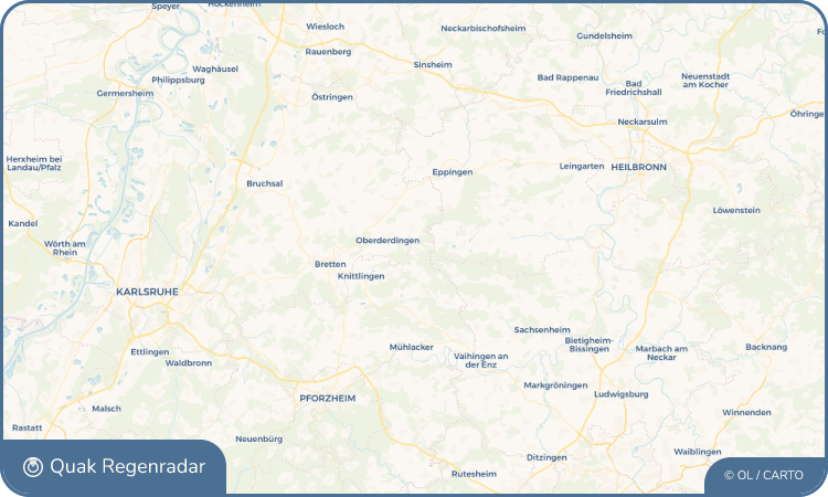 Quak Regenradar-Widget Sternenfels