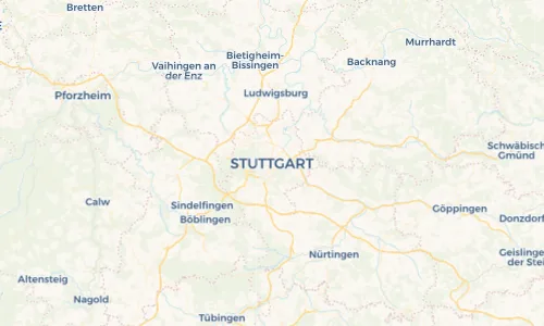 Regenradar Vorschaubild - Aktuelle Niederschläge in Stuttgart und Umgebung