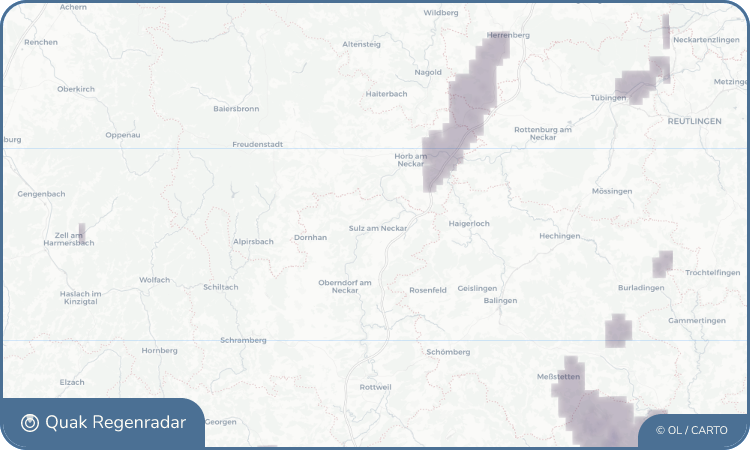 Quak Regenradar-Widget Sulz am Neckar
