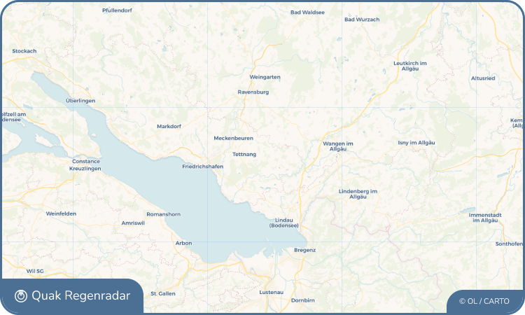 Quak Regenradar-Widget Tannau