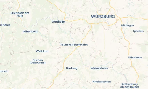 Regenradar Vorschaubild - Aktuelle Niederschläge in Tauberbischofsheim und Umgebung