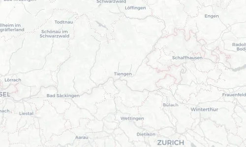 Regenradar Vorschaubild - Aktuelle Niederschläge in Tiengen und Umgebung