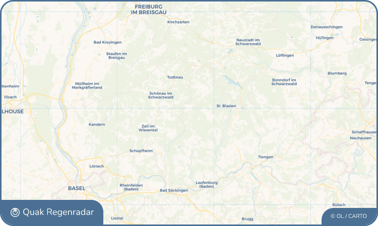 Quak Regenradar-Widget Todtmoos