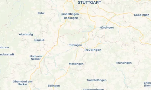 Regenradar Vorschaubild - Aktuelle Niederschläge in Tübingen und Umgebung