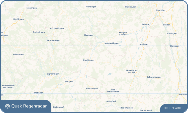 Quak Regenradar-Widget Unlingen