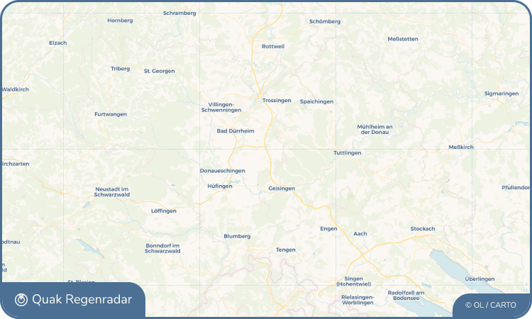 Quak Regenradar-Widget Unterbaldingen
