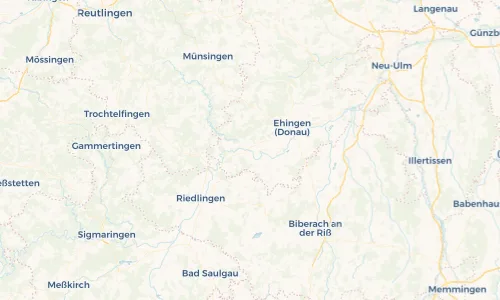 Regenradar Vorschaubild - Aktuelle Niederschläge in Untermarchtal und Umgebung