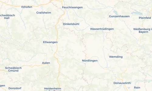 Regenradar Vorschaubild - Aktuelle Niederschläge in Unterschneidheim und Umgebung