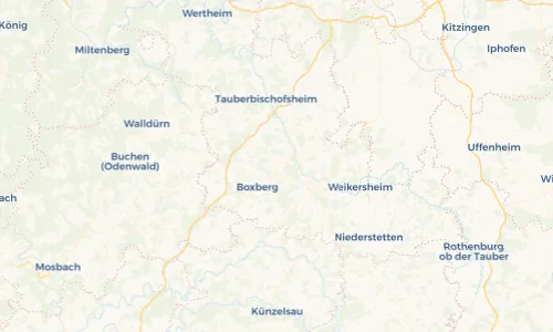 Regenradar Vorschaubild - Aktuelle Niederschläge in Unterschüpf und Umgebung