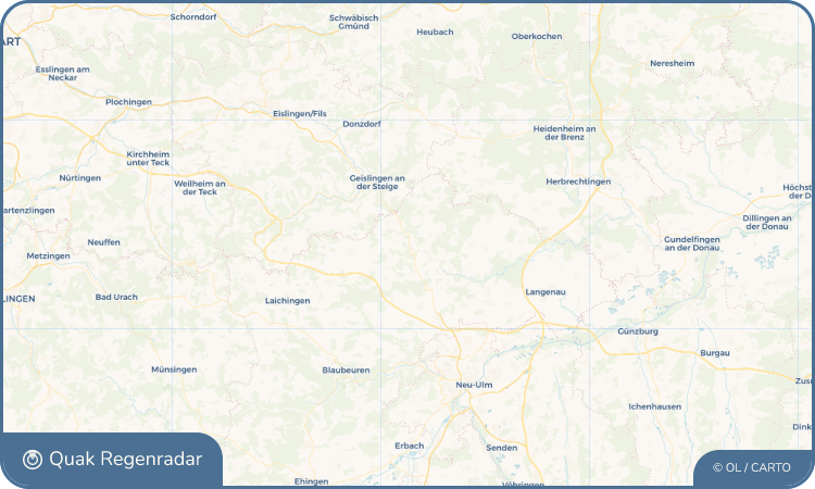 Quak Regenradar-Widget Urspring