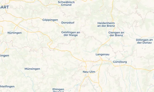 Regenradar Vorschaubild - Aktuelle Niederschläge in Urspring und Umgebung