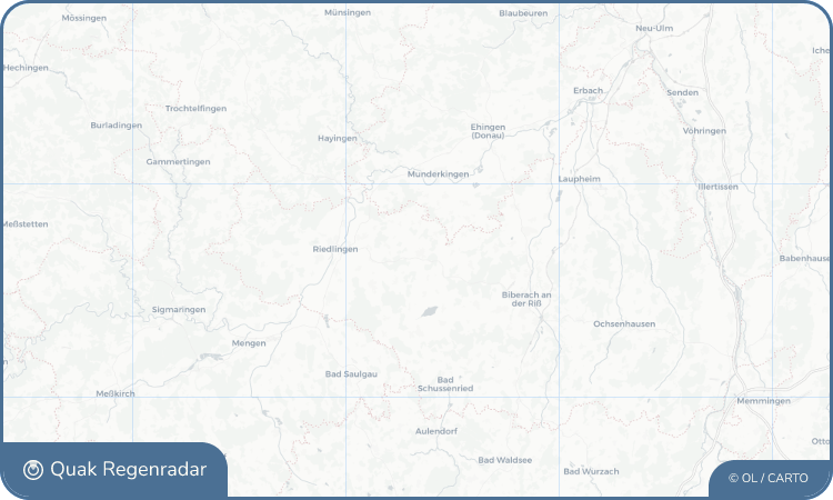 Regenradar-Widget für Uttenweiler