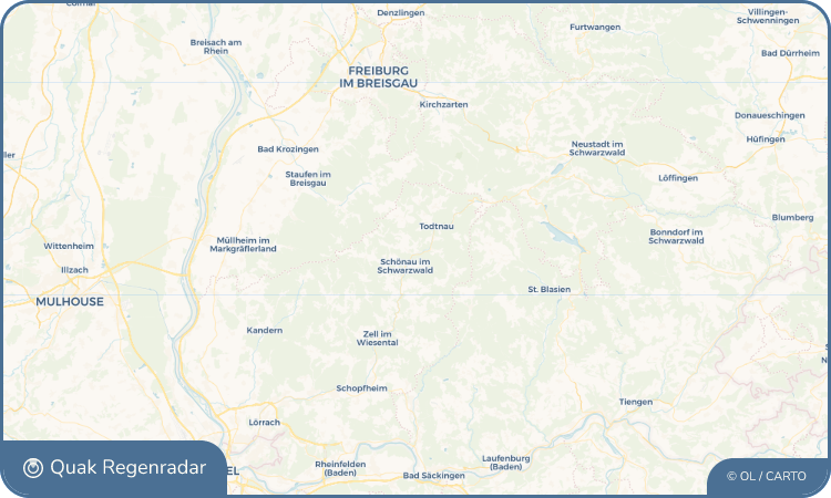 Quak Regenradar-Widget Utzenfeld