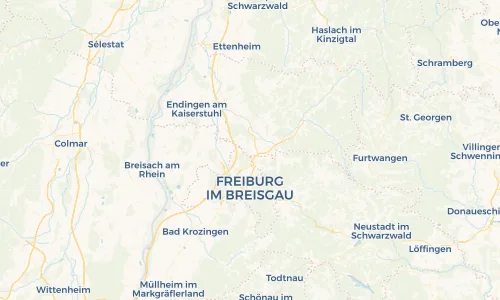 Regenradar Vorschaubild - Aktuelle Niederschläge in Vörstetten und Umgebung