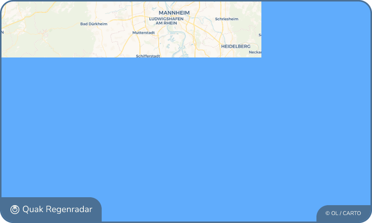 Quak Regenradar-Widget Waghäusel