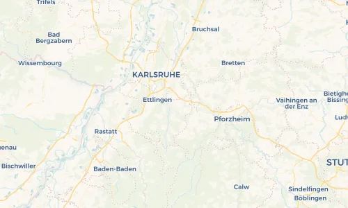 Regenradar Vorschaubild - Aktuelle Niederschläge in Waldbronn und Umgebung