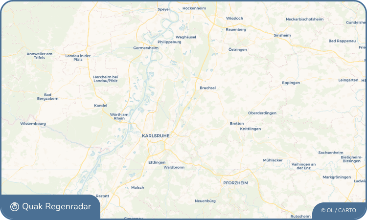Quak Regenradar-Widget Waldbrücke