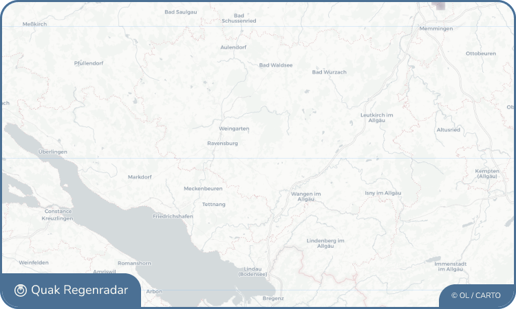 Regenradar-Widget für Waldburg