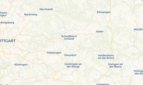 Regenradar Vorschaubild - Aktuelle Niederschläge in Waldstetten und Umgebung