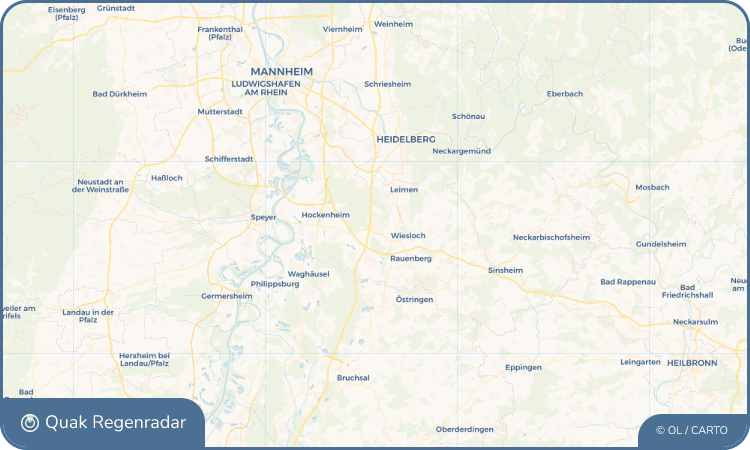 Quak Regenradar-Widget Walldorf