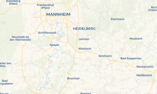 Regenradar Vorschaubild - Aktuelle Niederschläge in Walldorf und Umgebung