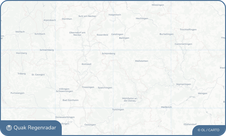 Quak Regenradar-Widget Wehingen