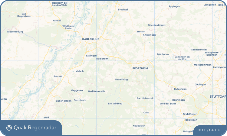 Quak Regenradar-Widget Weiler