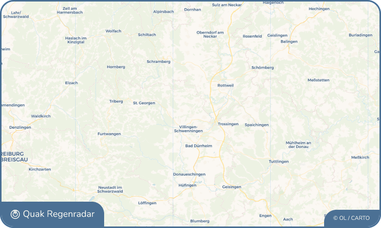 Quak Regenradar-Widget Weilersbach