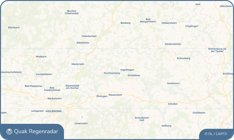 Quak Regenradar-Widget Weißbach