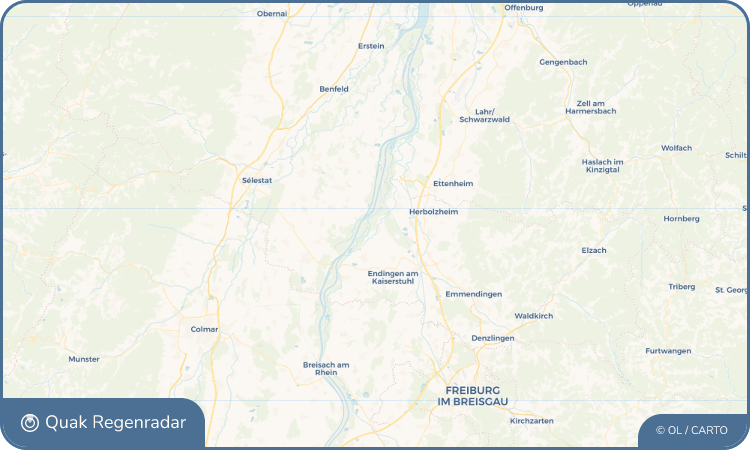 Quak Regenradar-Widget Weisweil