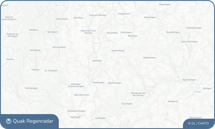 Quak Regenradar-Widget Wellendingen