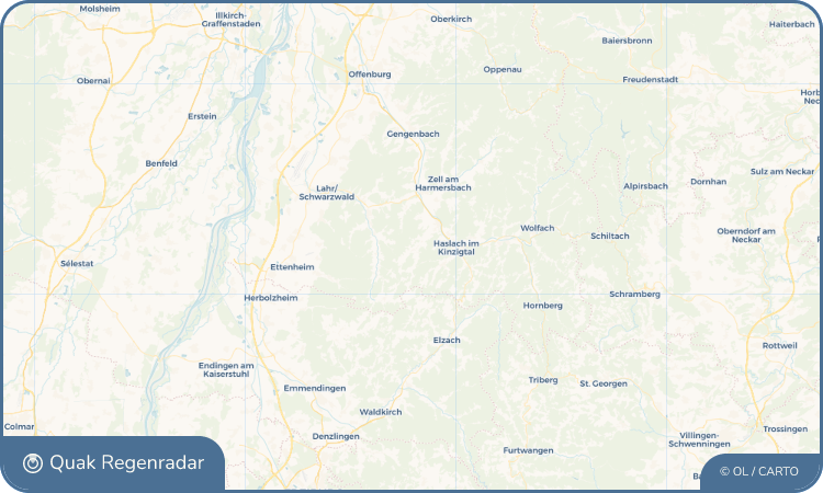 Quak Regenradar-Widget Welschensteinach