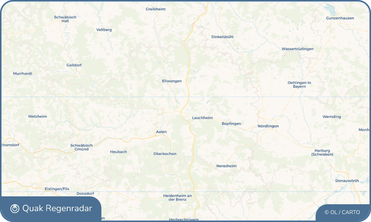 Quak Regenradar-Widget Westhausen