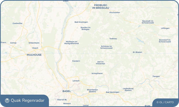 Quak Regenradar-Widget Wies
