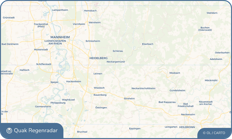 Quak Regenradar-Widget Wiesenbach