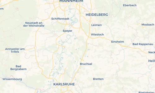 Regenradar Vorschaubild - Aktuelle Niederschläge in Wiesental und Umgebung