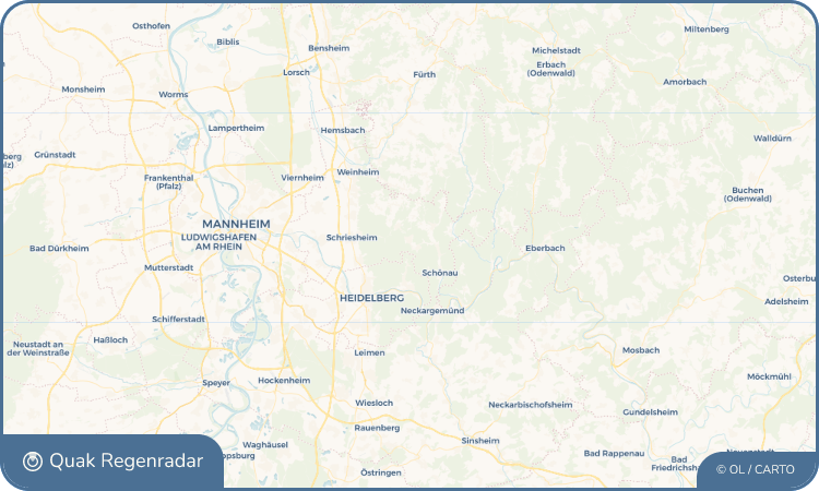 Quak Regenradar-Widget Wilhelmsfeld
