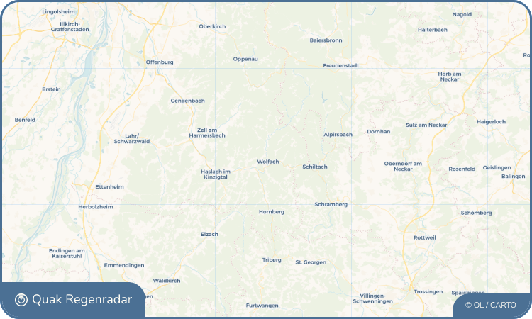 Quak Regenradar-Widget Wolfach
