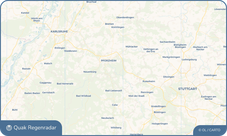 Quak Regenradar-Widget Würm