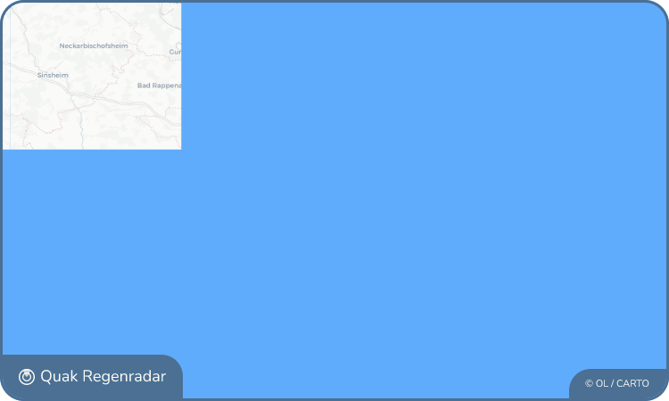 Quak Regenradar-Widget Wüstenrot