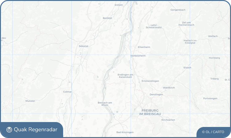 Quak Regenradar-Widget Wyhl am Kaiserstuhl