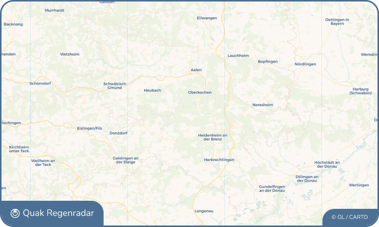 Quak Regenradar-Widget Zang