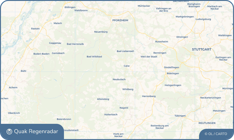 Quak Regenradar-Widget Zavelstein