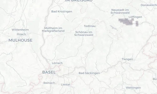 Regenradar Vorschaubild - Aktuelle Niederschläge in Zell im Wiesental und Umgebung