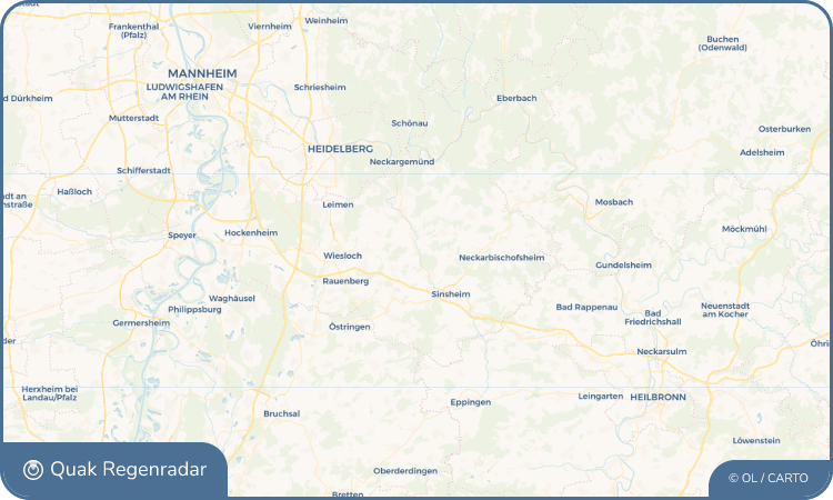 Quak Regenradar-Widget Zuzenhausen