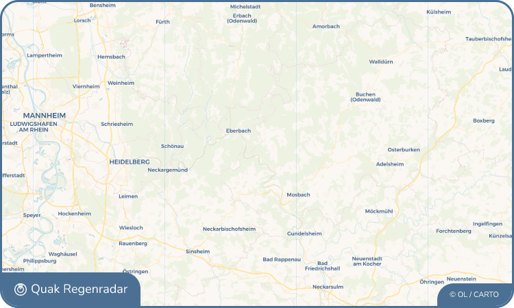 Quak Regenradar-Widget Zwingenberg
